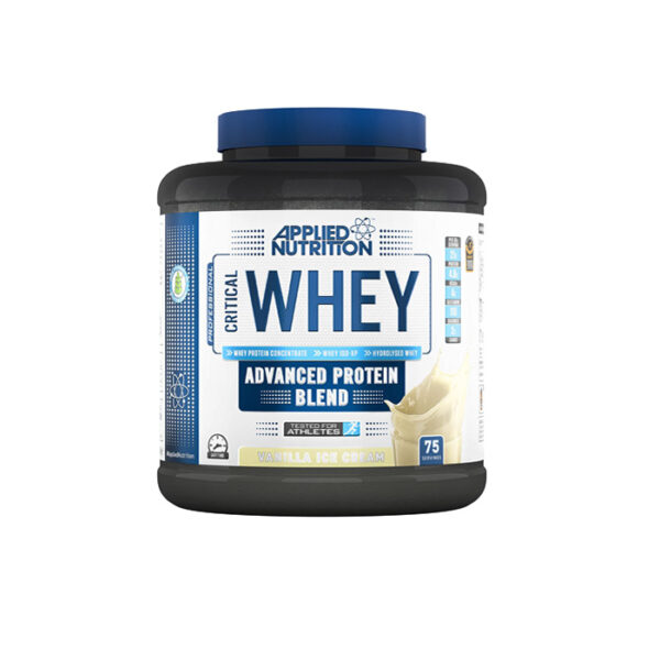 Applied Nutrition Vanilla Whey Protein Powder Supplement 2.27kg - 75 Servings