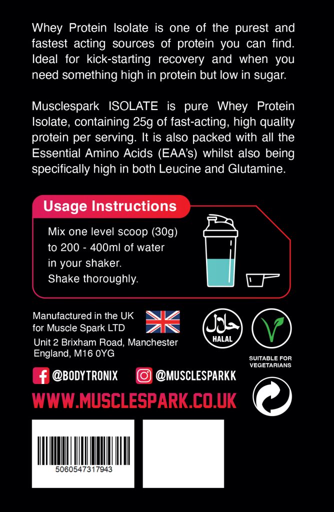 Muscle Spark Premium whey protein